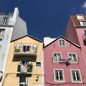 Low angle view of building against sky