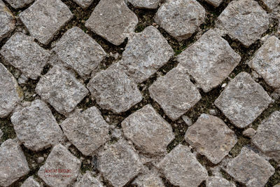 Full frame shot of stone wall