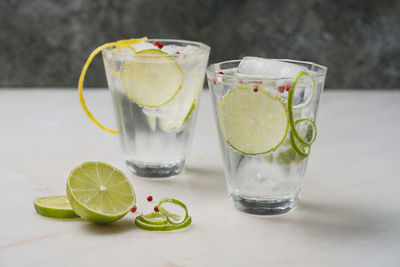 Close-up of drink on table