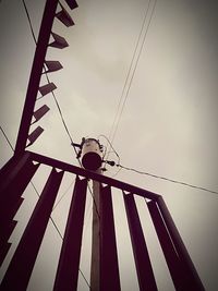 Low angle view of built structure against sky