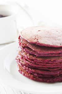 Close-up of cake on plate