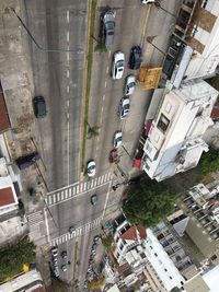 High angle view of cityscape