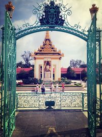 Facade of temple