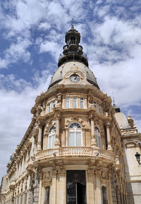 Cartagena, spain april 1 2022 view of ayuntamiento de cartagena in spain