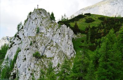 Scenic view of mountain against sky