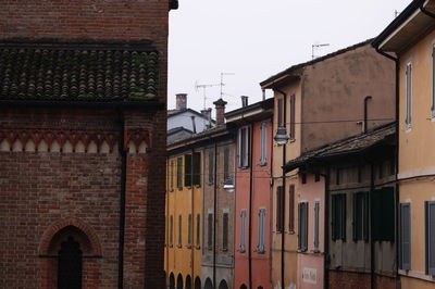 Residential buildings against sky