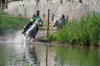 People in water