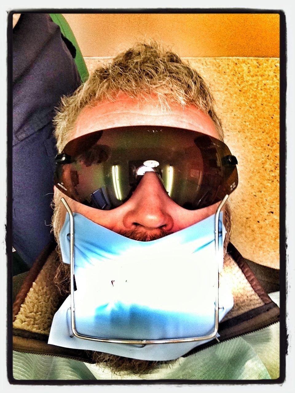 Root canal ... masked up