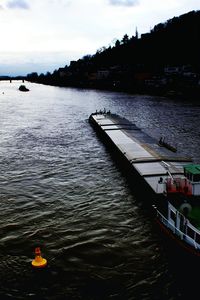 Boats in sea