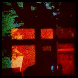 Close-up of red wall