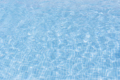 Full frame shot of wet swimming pool