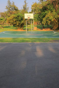 View of basketball court
