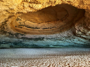 Rock formation in cave