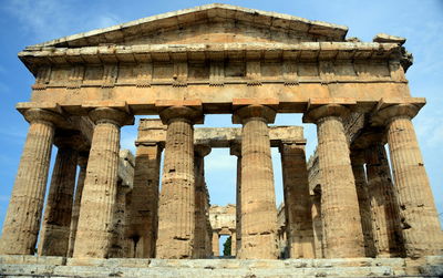 Temple of neptune-paestum, an ancient city of magna graecia called by the greeks poseidonia