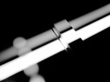 View of illuminated lights at night