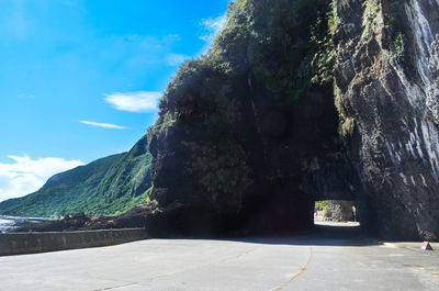 Scenic view of mountain against sky