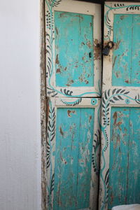 Full frame shot of door