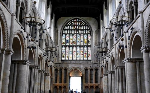 Interior of church