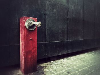 Close-up of fire hydrant