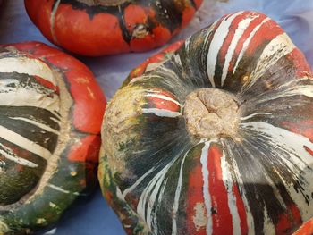 Close-up of pumpkins