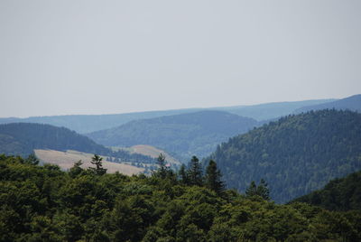 Scenic view of mountains