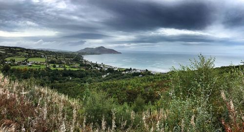 Scenic view of landscape against sky