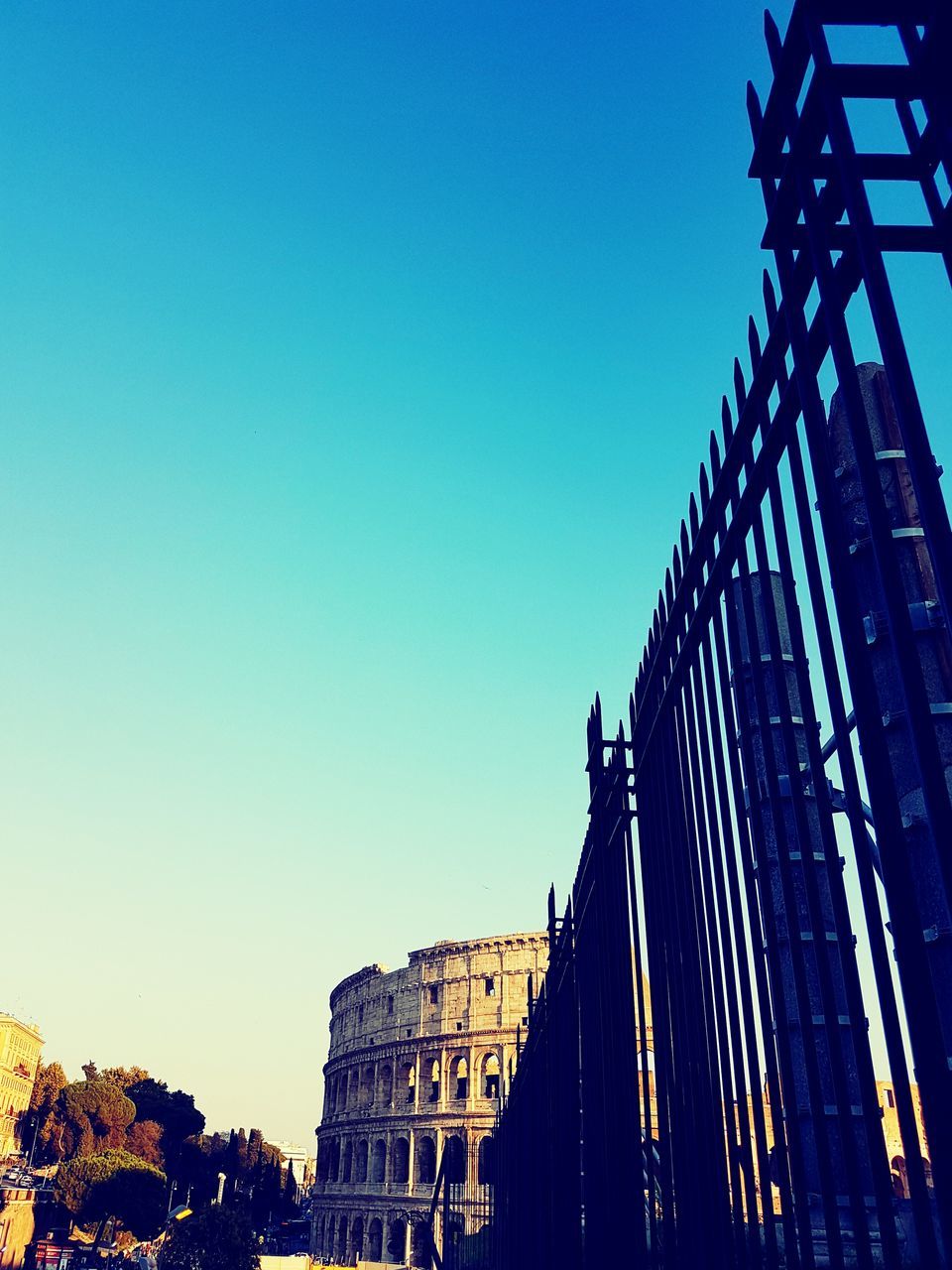 architecture, built structure, building exterior, clear sky, outdoors, day, low angle view, no people, city, sky