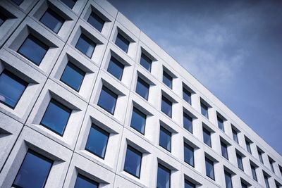 Low angle view of building against sky