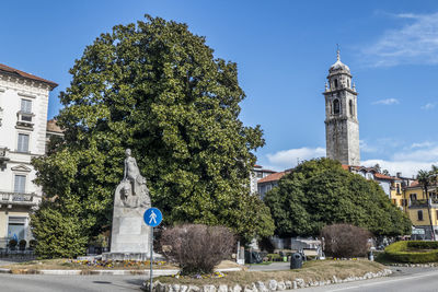 Central square of pallanza