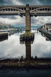 Reflection of buildings in water