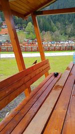 Close-up of wooden planks