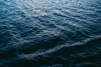 Full frame shot of sea during sunset