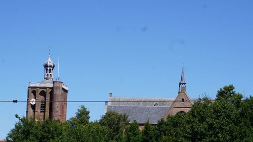 Historic building against blue sky