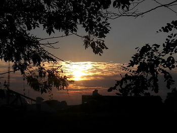 Scenic view of sky at sunset