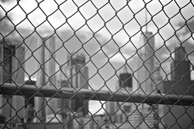 Full frame shot of chainlink fence