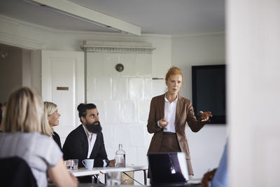 Business people at meeting