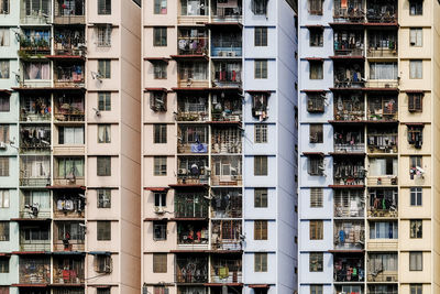 Full frame shot of residential building