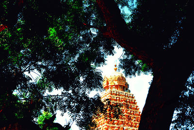 Low angle view of building against sky