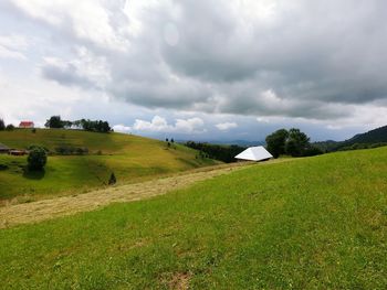 Scenic view of landscape against sky