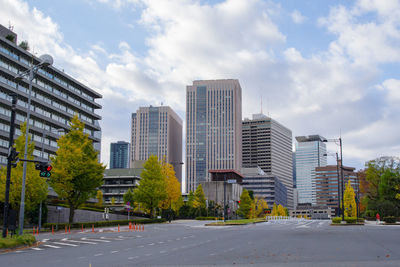 City buildings against sky