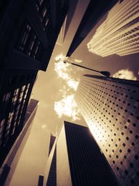 Low angle view of building against sky