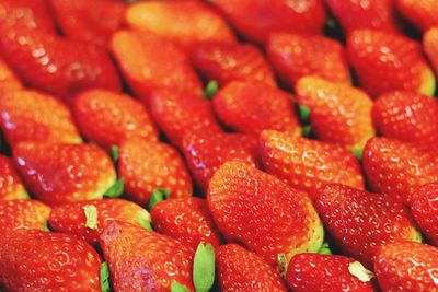 Full frame shot of strawberries