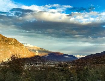 Scenic view of landscape against sky