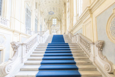 Low angle view of staircase in building