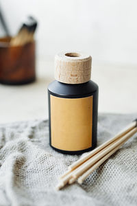 Close-up of coffee on table