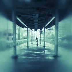 Corridor of building