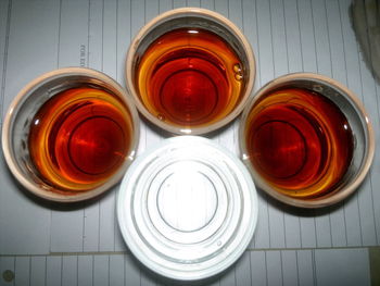 Close-up of food on table