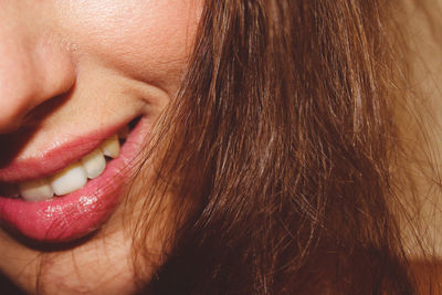 Close-up of smiling woman 