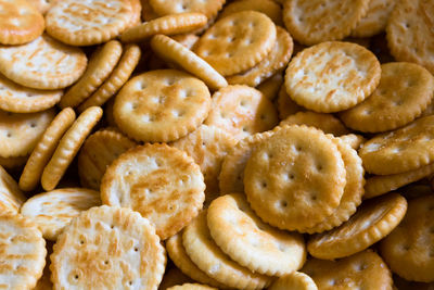 Full frame shot of cookies