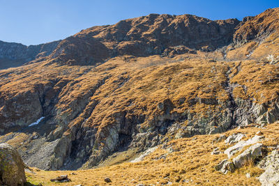 Scenic view of mountain against sky